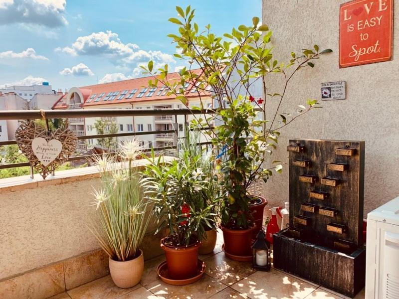 Sunny Deluxe Apt. & Terrace Boedapest Buitenkant foto